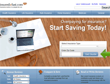 Tablet Screenshot of insuredatlast.com